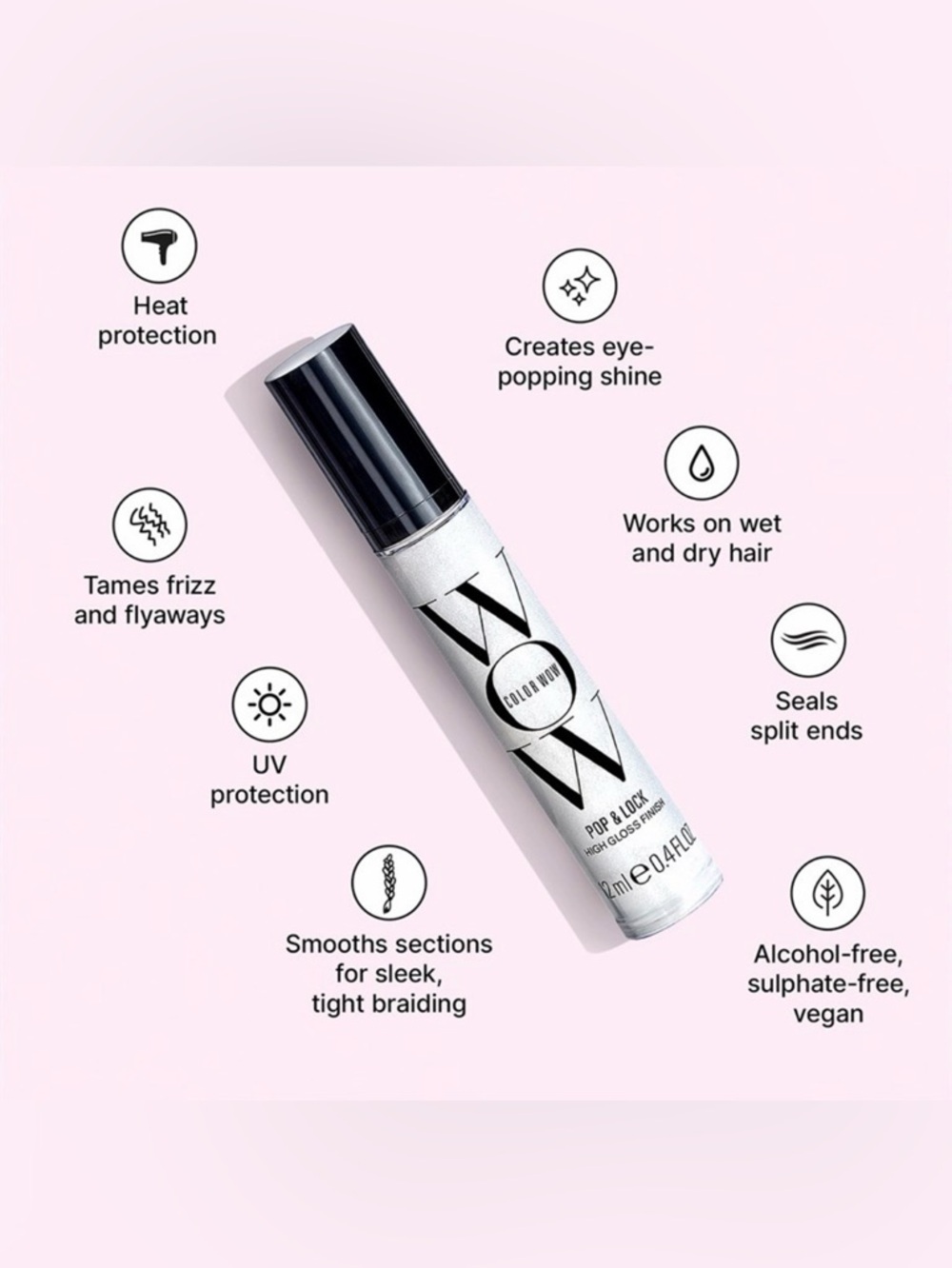 Nwt- Color WOW- Pop & Lock High Gloss Finish-Travel Size- 0.4 oz 12ml - Picture 2 of 5